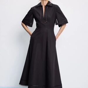 Rohe Ladder Embroidered Dress